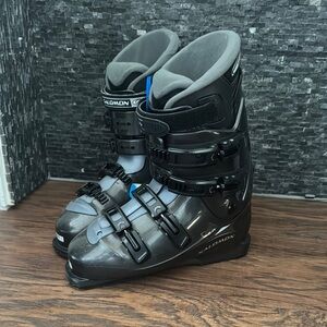 Salomon Black and Gray All-Weather Boots